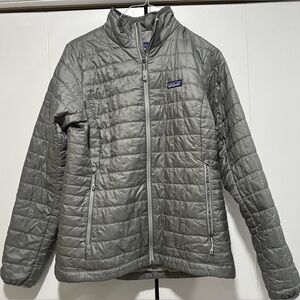 Gray Women’s Patagonia Nanopuff Jacket, size L